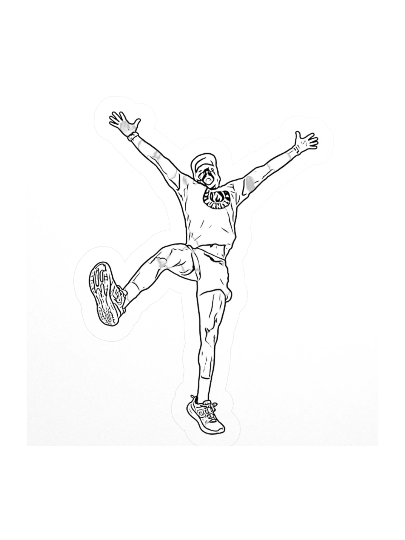The "I ❤️ Bronx Burners This Much!" Sticker
